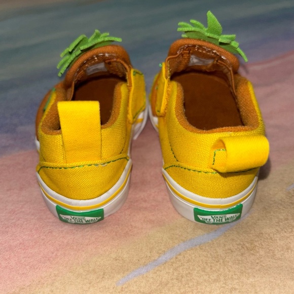Vans Pineapple Slip On Shoes toddler size 5 yellow green - Picture 5 of 8